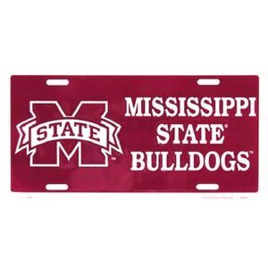 Mississippi State Bulldogs NCAA License Plate